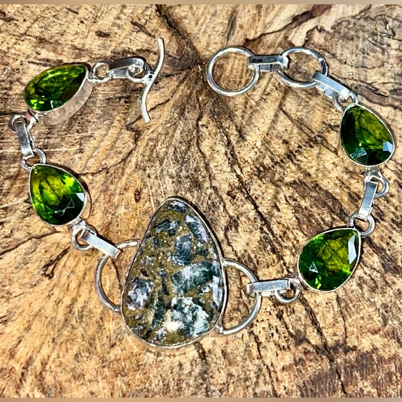 Copper Seraphinite Bracelet 7” - 8” - Picture 8 of 9